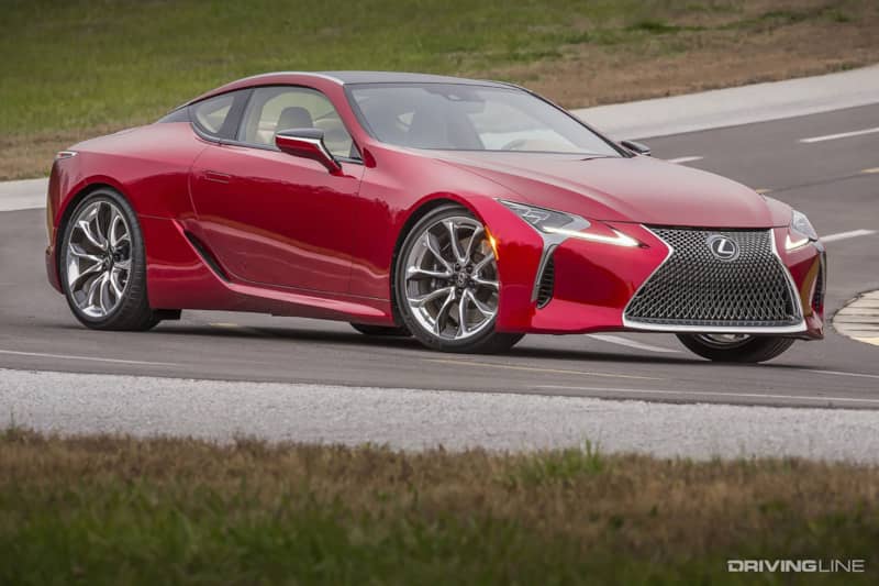 Lexus LC500 Red