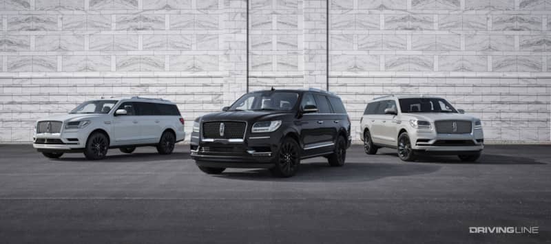 2021 Lincoln Navigator trio
