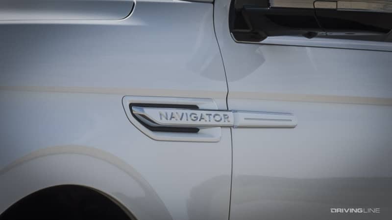 2021 Lincoln Navigator badge close-up