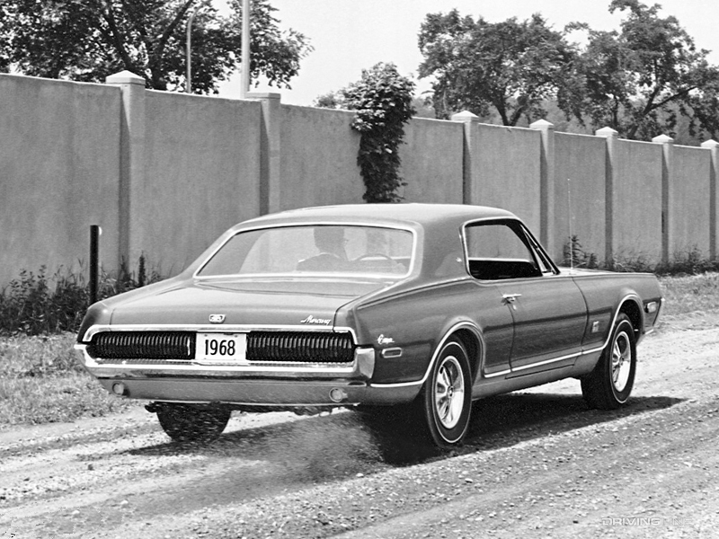 Mercury Cougar spitting gravel