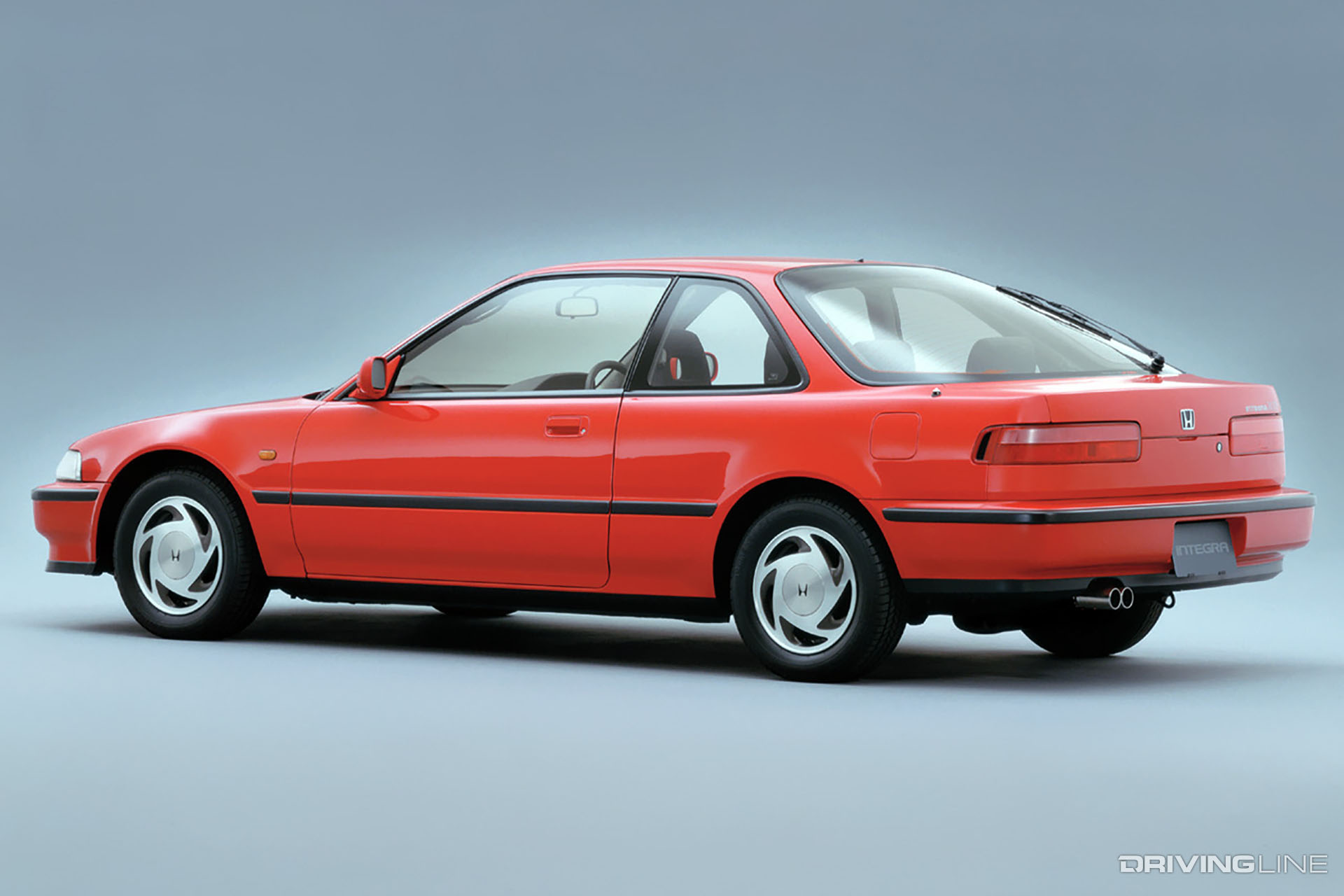 Honda Integra XSi Red Rear View