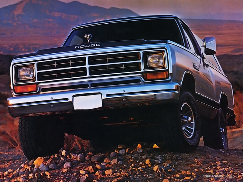 Dodge Ramcharger climbing