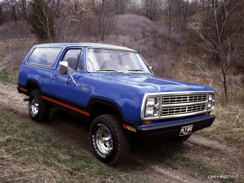 Dodge Ramcharger mountain trail