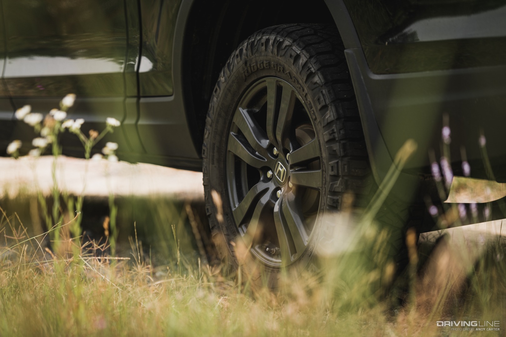 Honda ridgeline with Nitto tires and lift