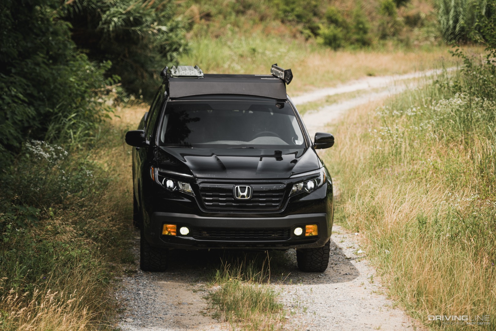 Honda Ridgeline on trail