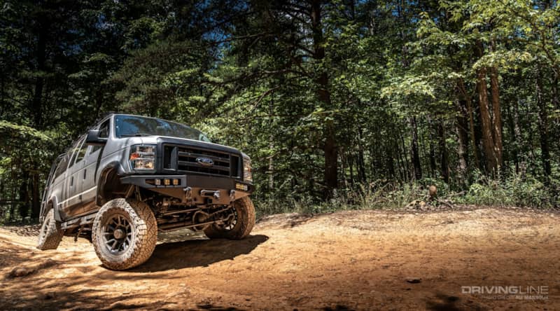 Ford E-350 4x4 Van Conversion Ujoint Offroad Nitto Recon Grappler AT