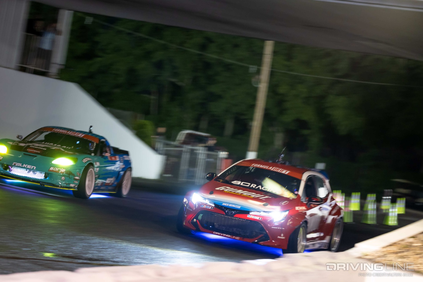 Ryan Tuerck vs Matt Field Tandem Battle start at Formula Drift New Jersey 2021