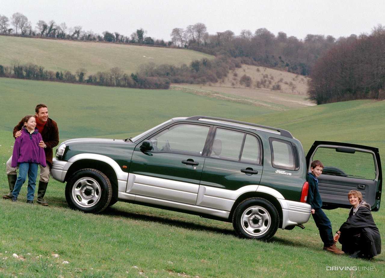 Suzuki Grand Vitara with family