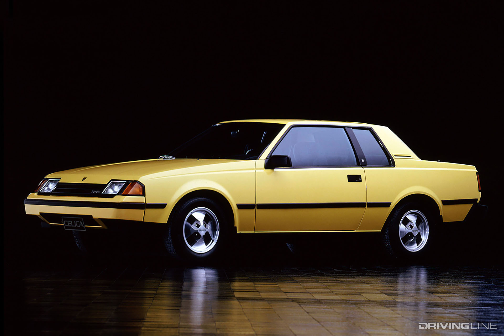 Toyota Celica Coupe Notchback Yellow
