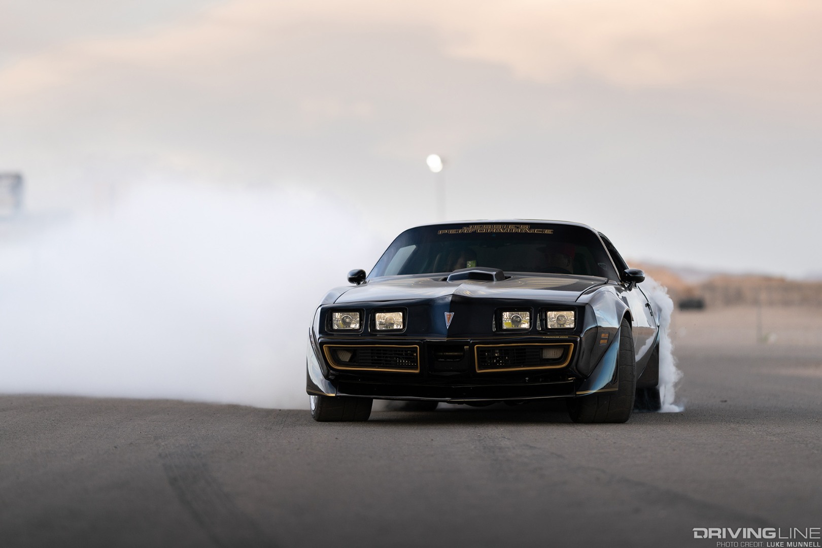 1979 Pontiac Trans Am doing a burnout
