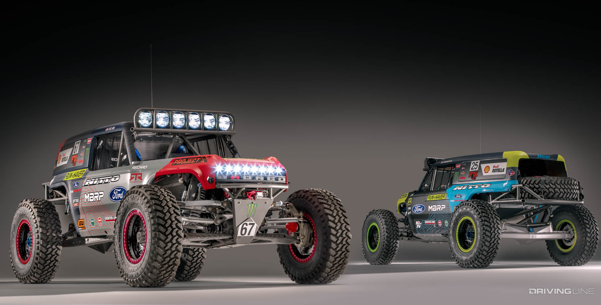 Loren Healy and Vaughn Gittin Jr. new Ultra4 4400 Racecars