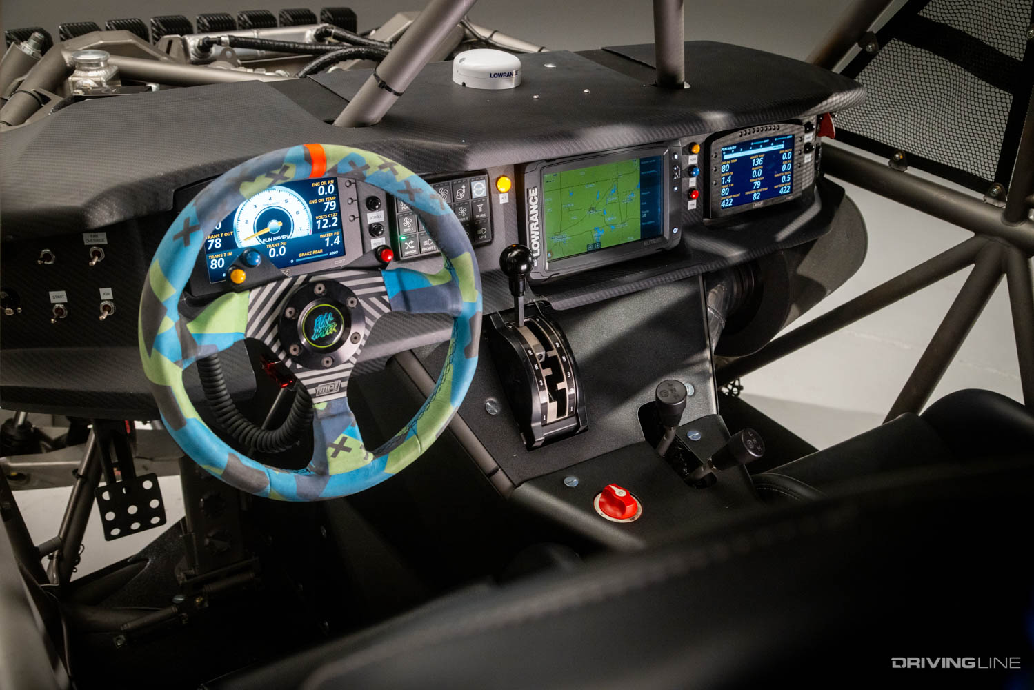 Interior of Vaughn Gittin Jr's new 2021 Ultra4 Racecar