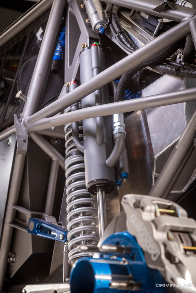 Rear suspension detail of Healy and Gittin Jr.'s Ultra4 racecars