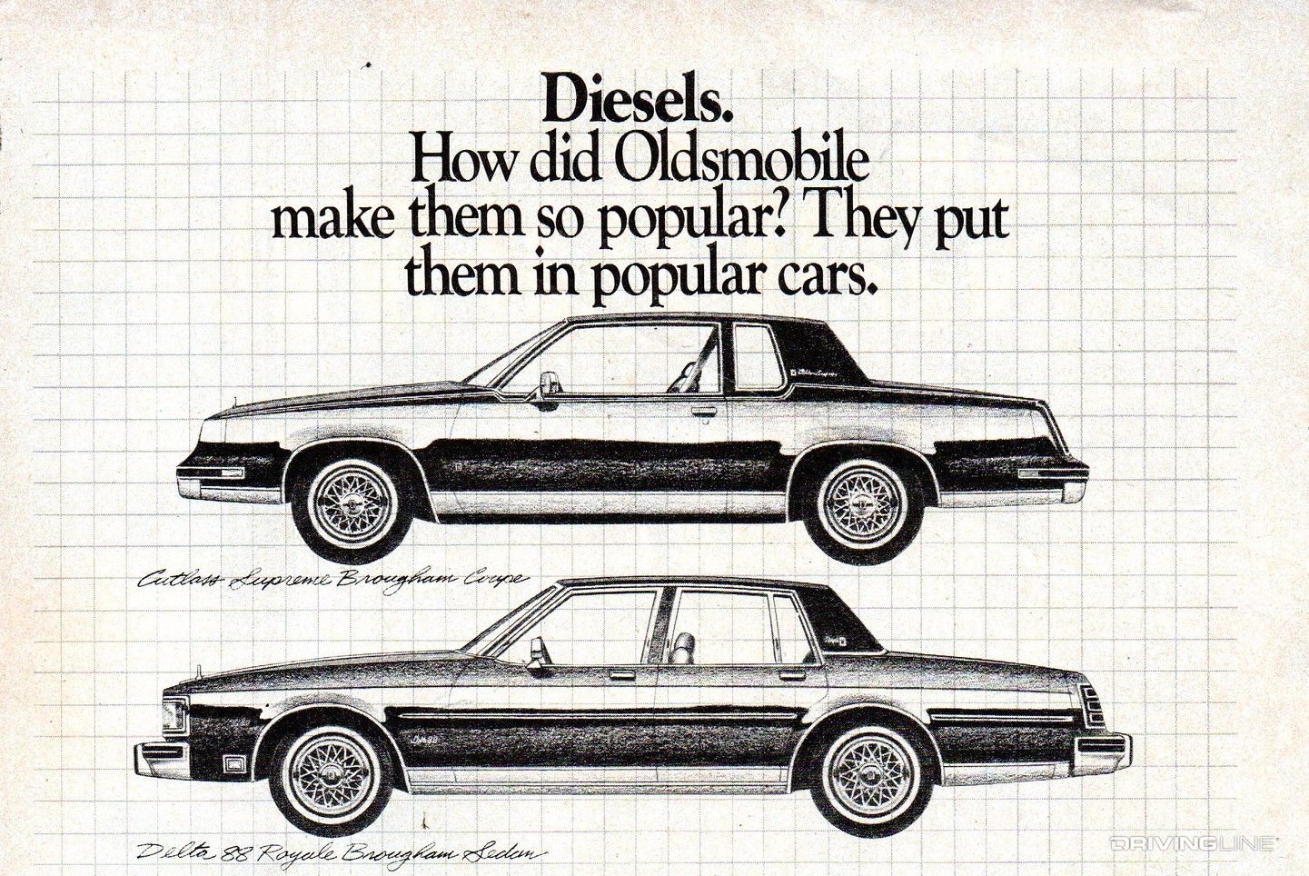Diesels how did Oldsmobile make them so popular they put them in popular cars