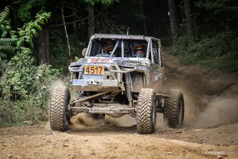 Jessie Oliver racing 2021 Ultra4 Tear Down in Tennessee
