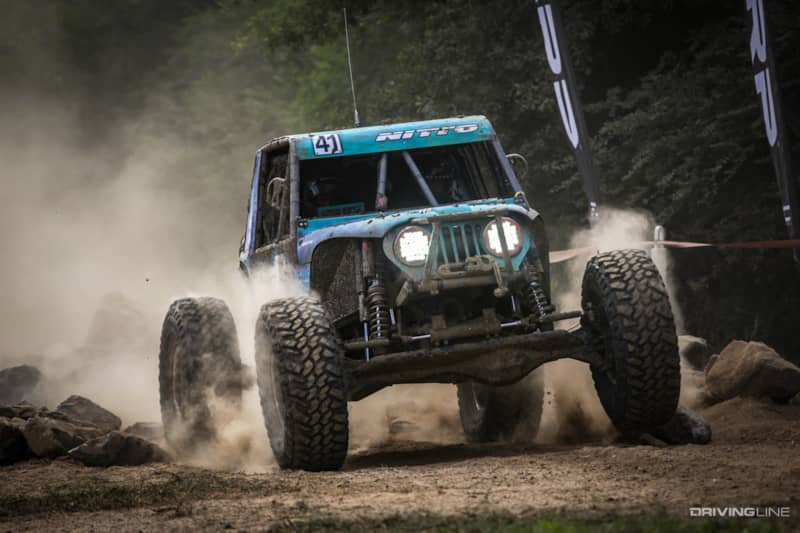 Josh Blyler racing 2021 Ultra4 Tear Down in Tennessee