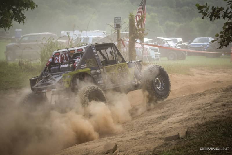 Erik Miller racing 2021 Ultra4 Tear Down in Tennessee