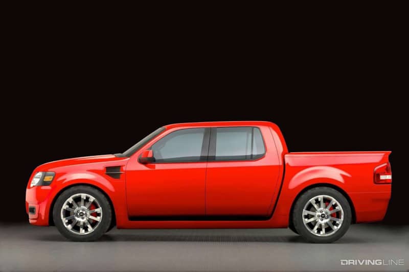 Ford SVT Sport Trac Side View
