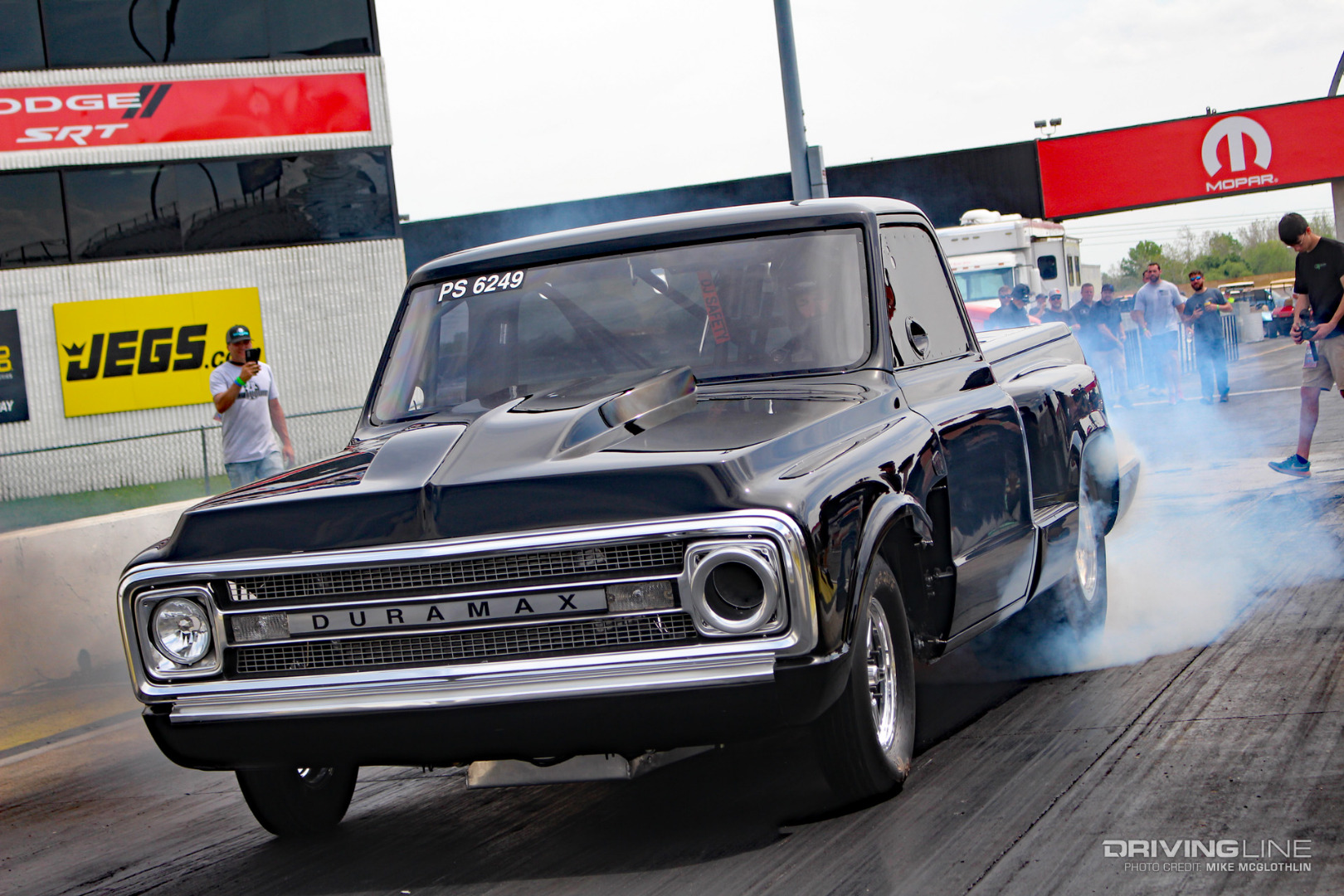 Duramax C10 Chevy Diesel Drag Race