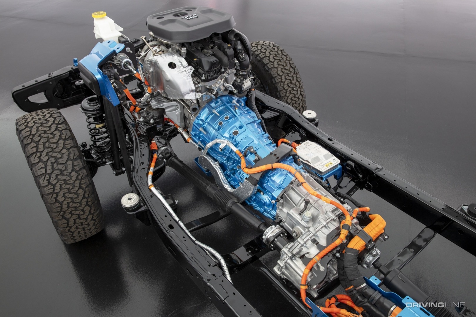 2021 Jeep Wrangler 4xe hybrid drivetrain