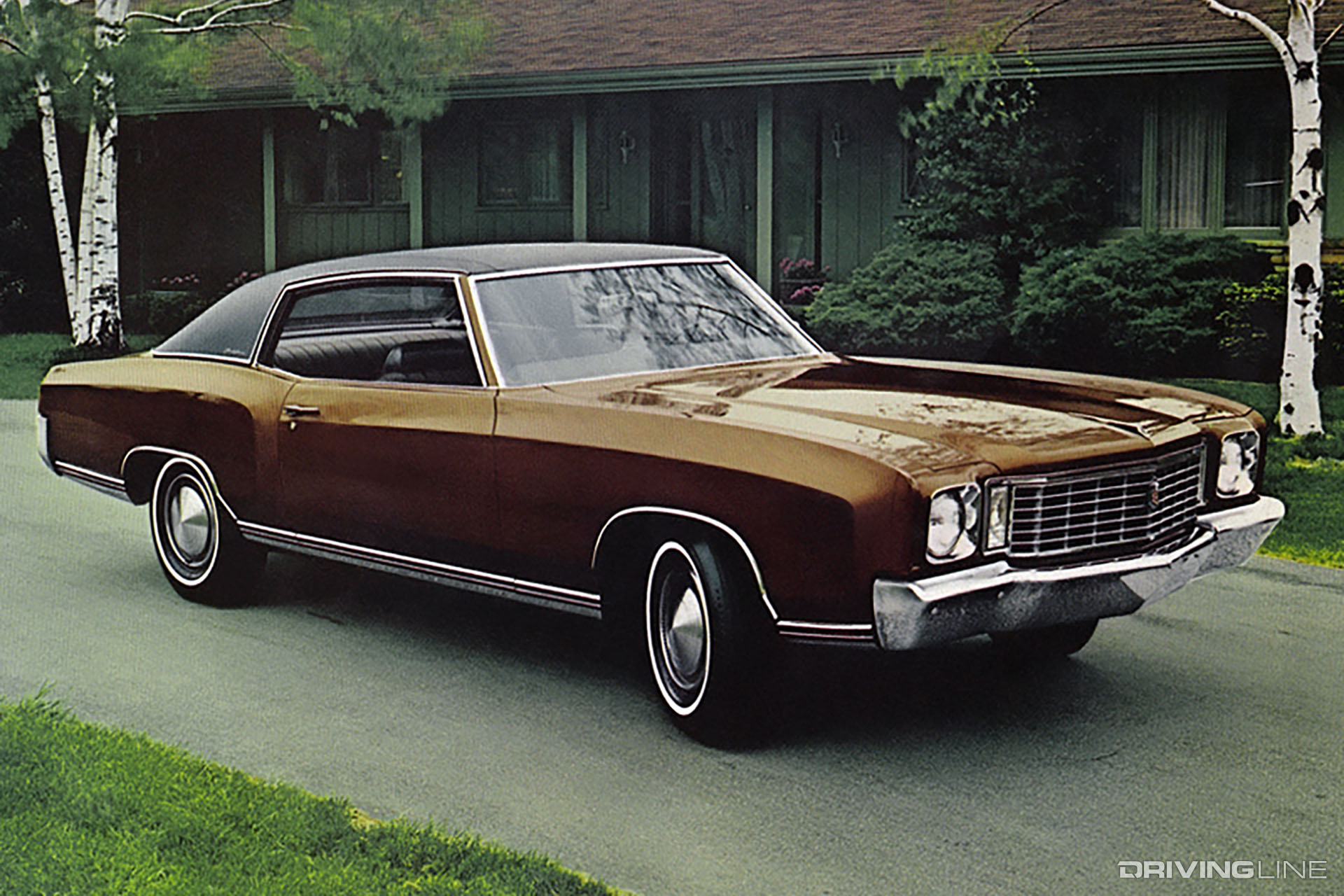 Chevy Monte Carlo Gold Black Top