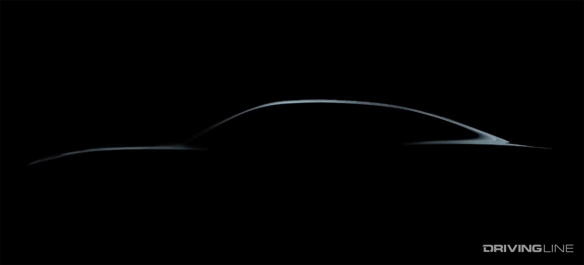 Dodge EV Muscle Car Side Profile