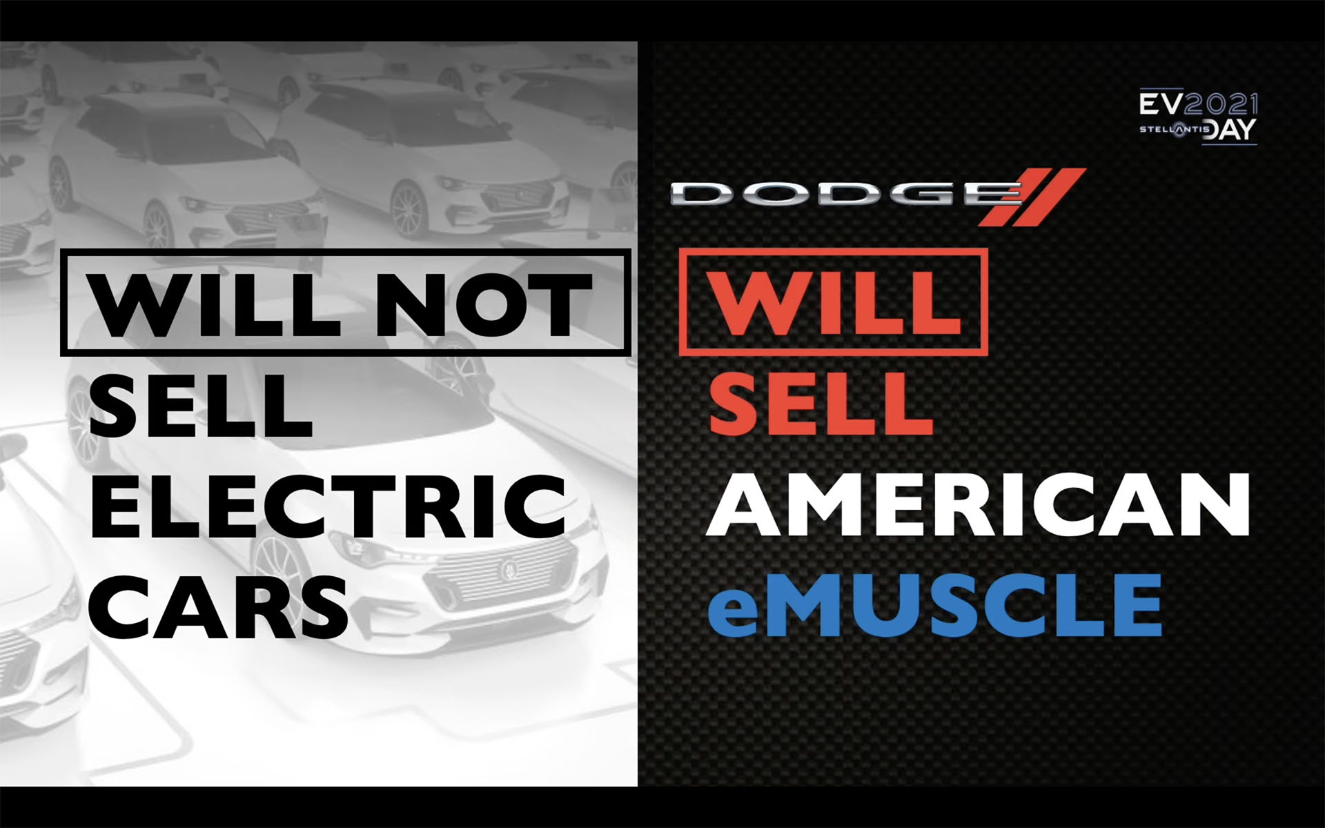 Dodge EV Muscle Promotion