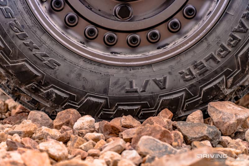 Nitto Recon Grappler tire sidewall detail