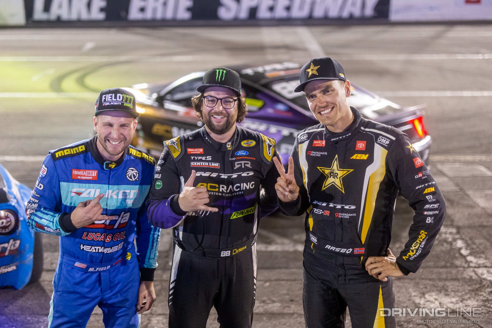 Matt Field, Chelsea DeNofa and Fredric aasbo at FD Erie 2021