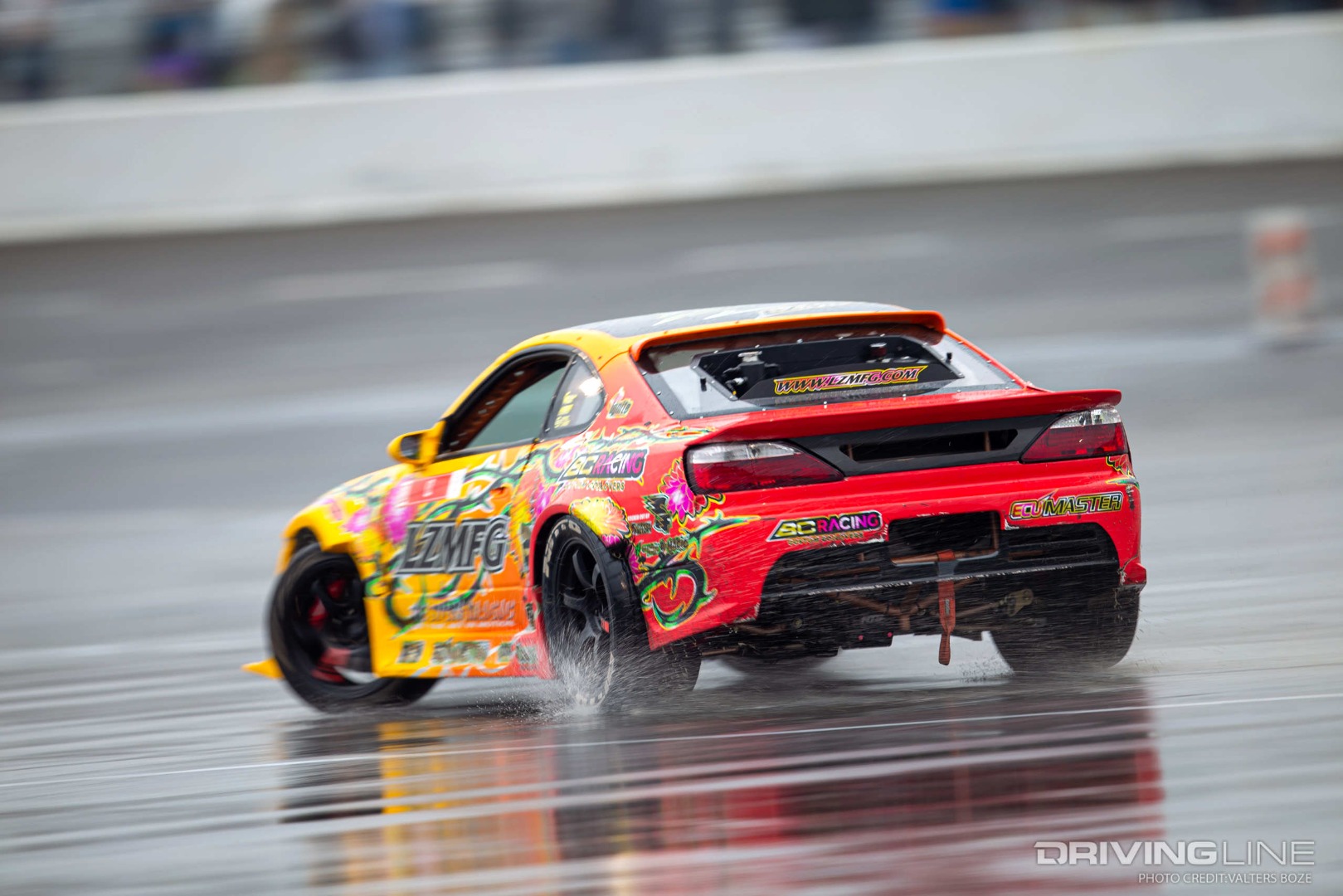 Adam LZ qualifying in the rain at FD Erie 2021
