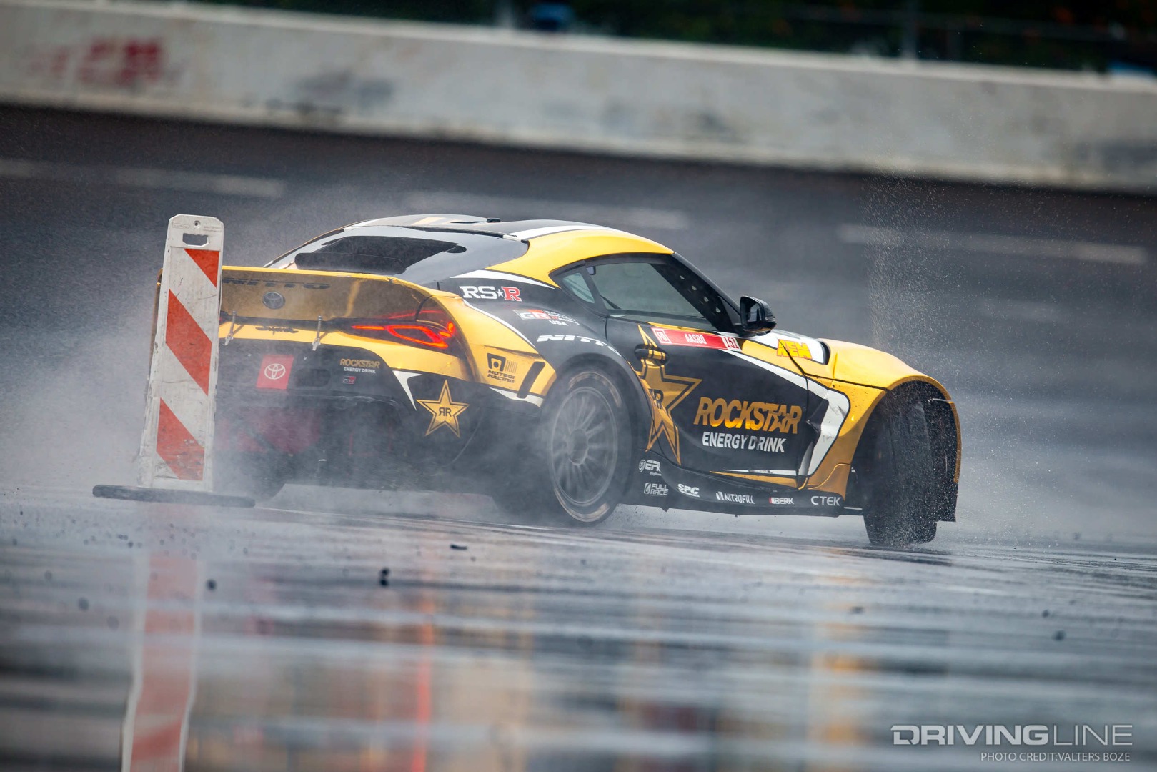 Fredric Aasbo qualifying in the rain at FD Erie 2021