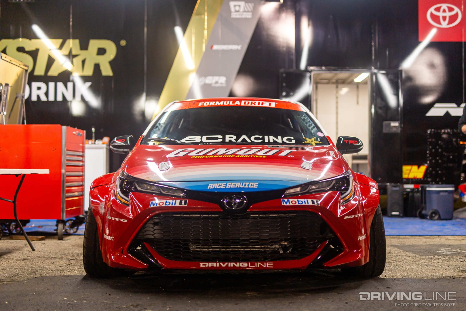 Ryan Tuerck's Toyota on Nitto NT555 G2 sporting Driving Line Sticker