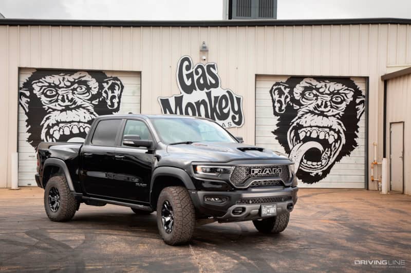 Gas Monkey Garage's RAM 1500 TRX on Nitto Recon Grappler tires