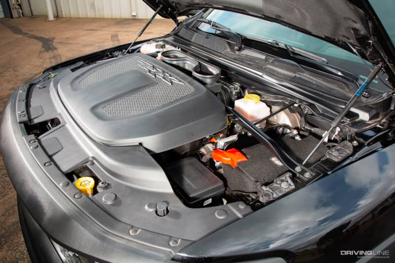 Supercharged Hemi Engine on RAM TRX Pickup Owned by Richard Rawlings of Gas Monkey Garage with Nitto Recon Grappler A/T Tires