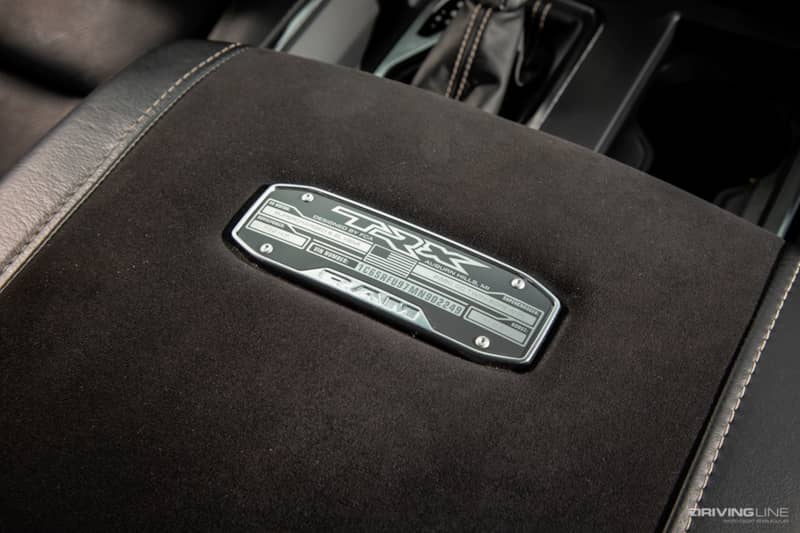 Badge of 2021 RAM TRX Truck Owned by Richard Rawlings of Gas Monkey Garage