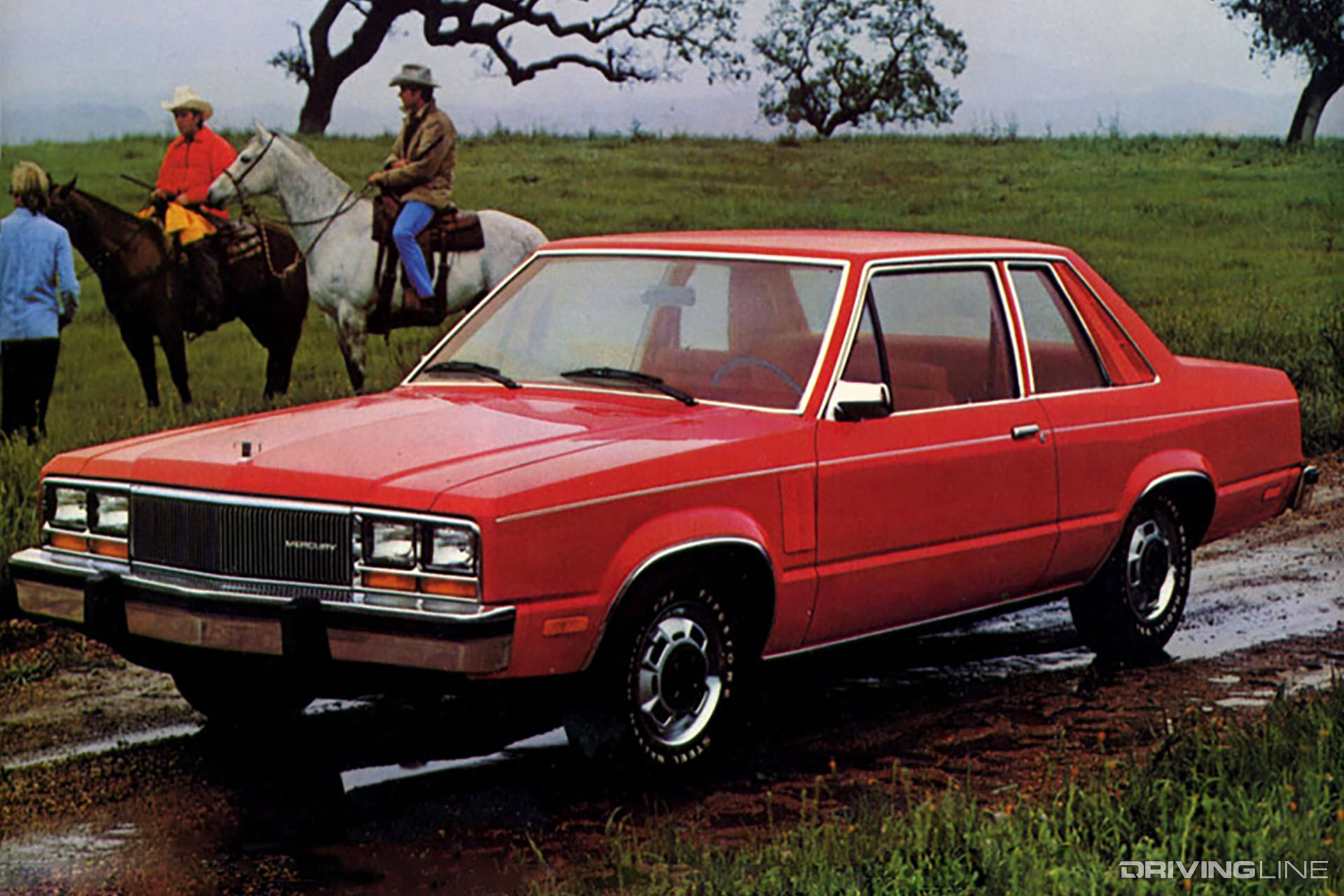 Mercury Zephyr Two Door Red