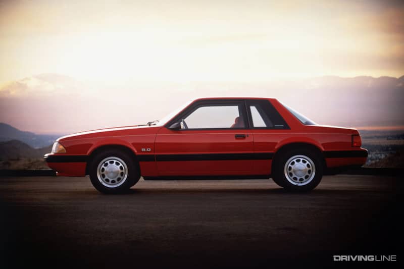 Ford Mustang 5.0 LX Side View