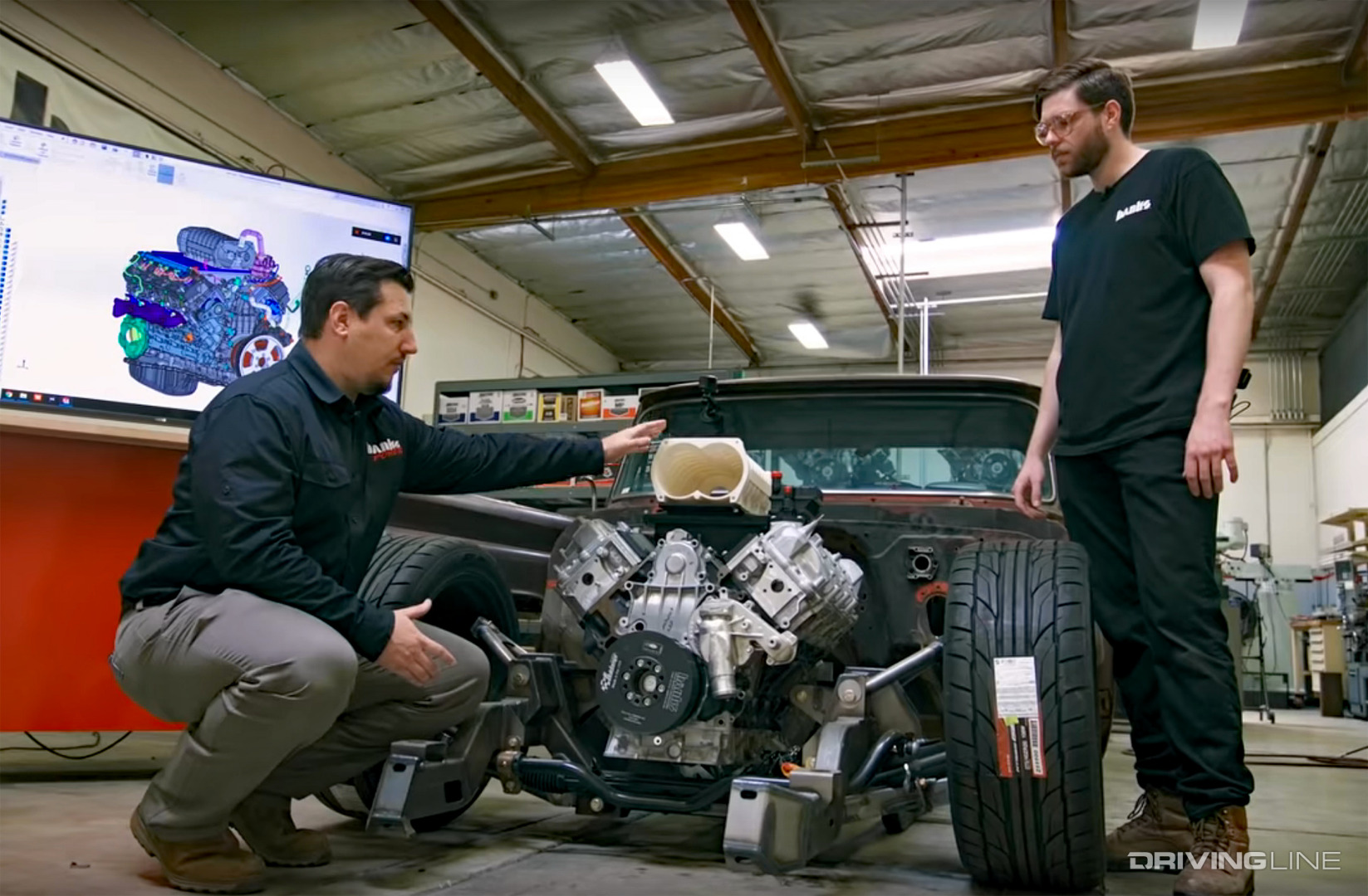 Project Lokjaw L5P Duramax Supercharger on lowered frame with Nitto NT555 G2 tires