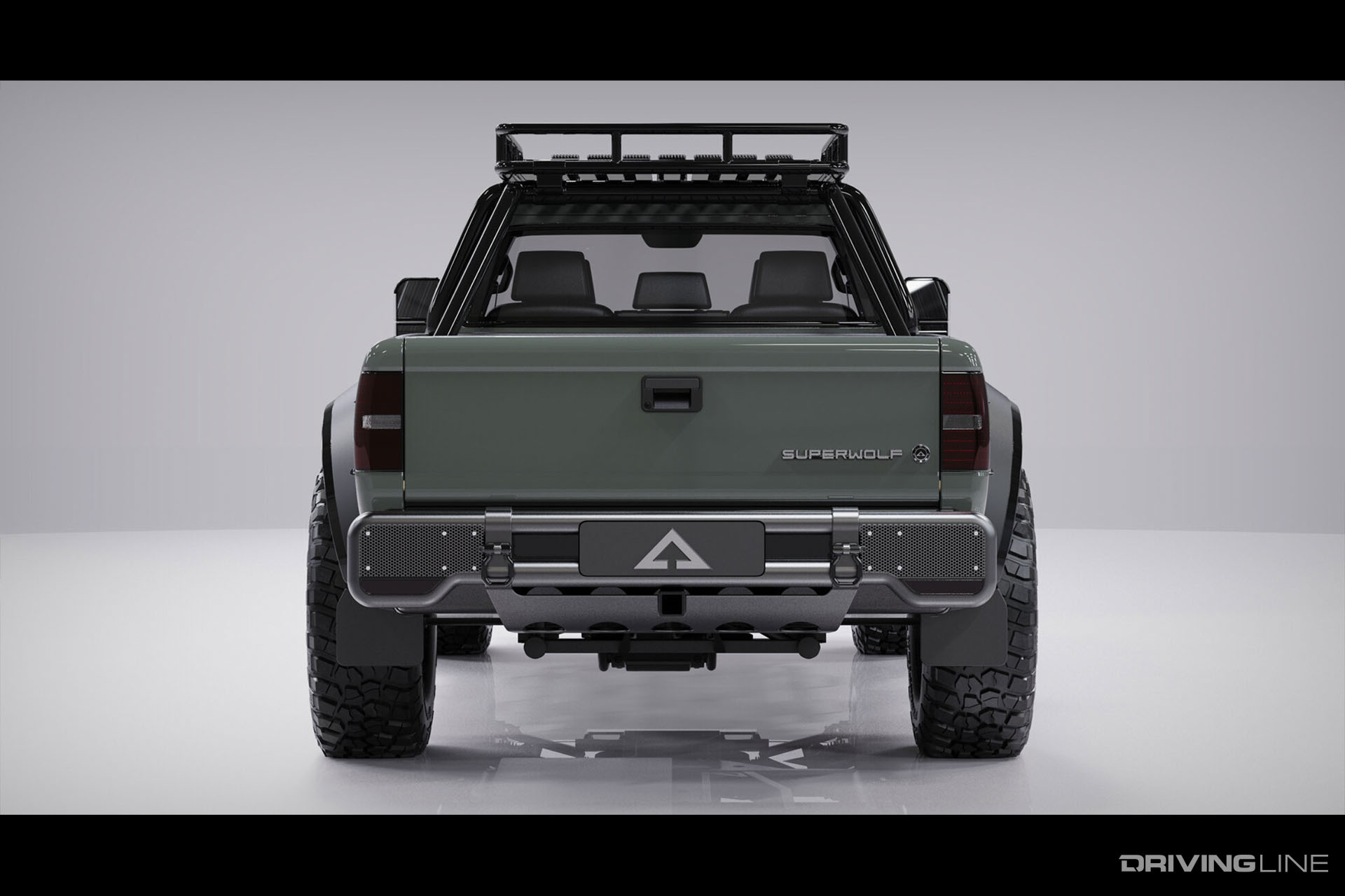 Alpha Superwolf Rear View