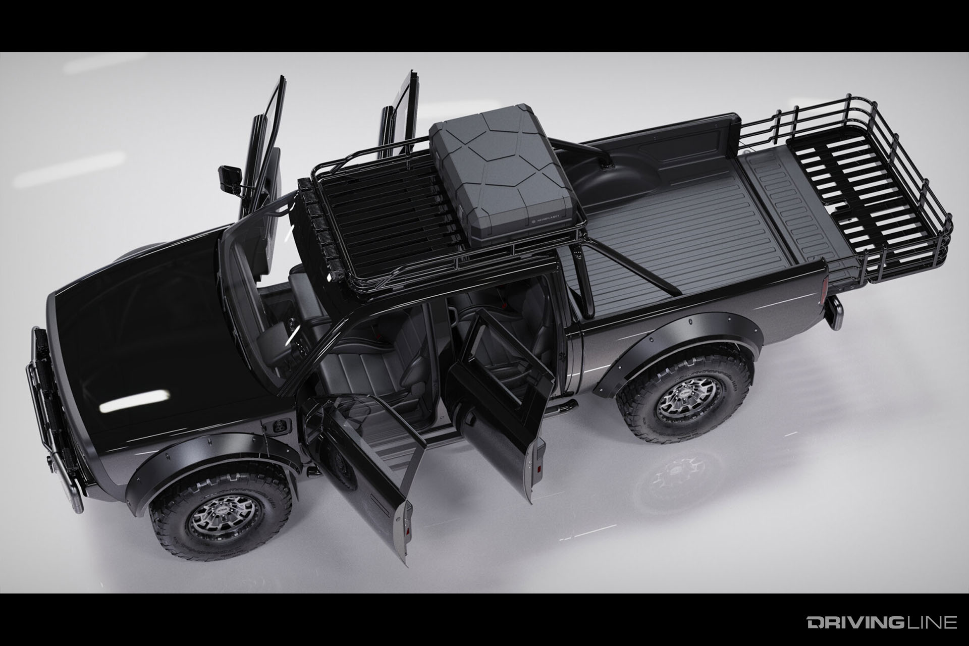 Alpha Superwolf Truck Top View
