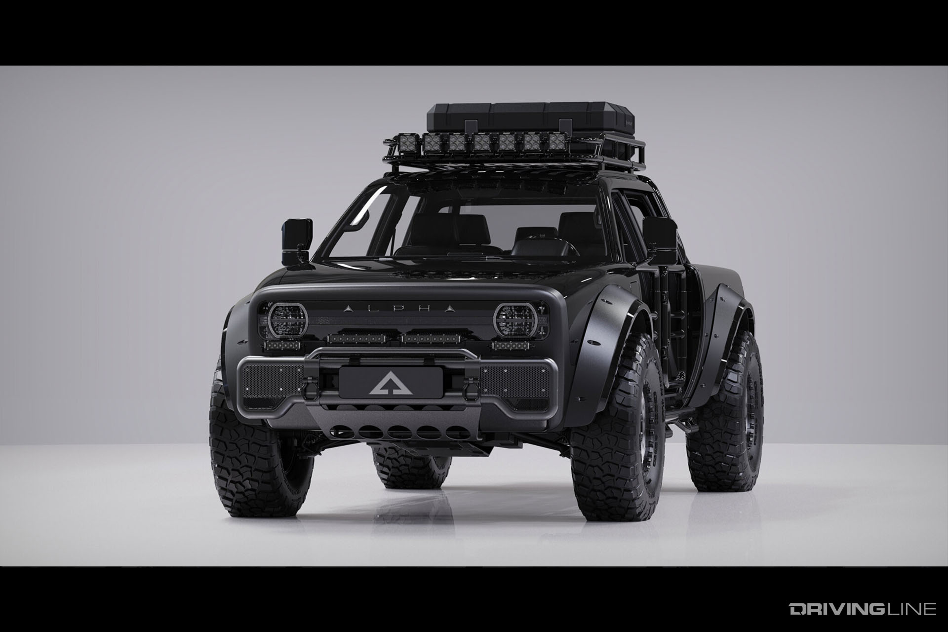 Alpha Superwolf Truck Front View