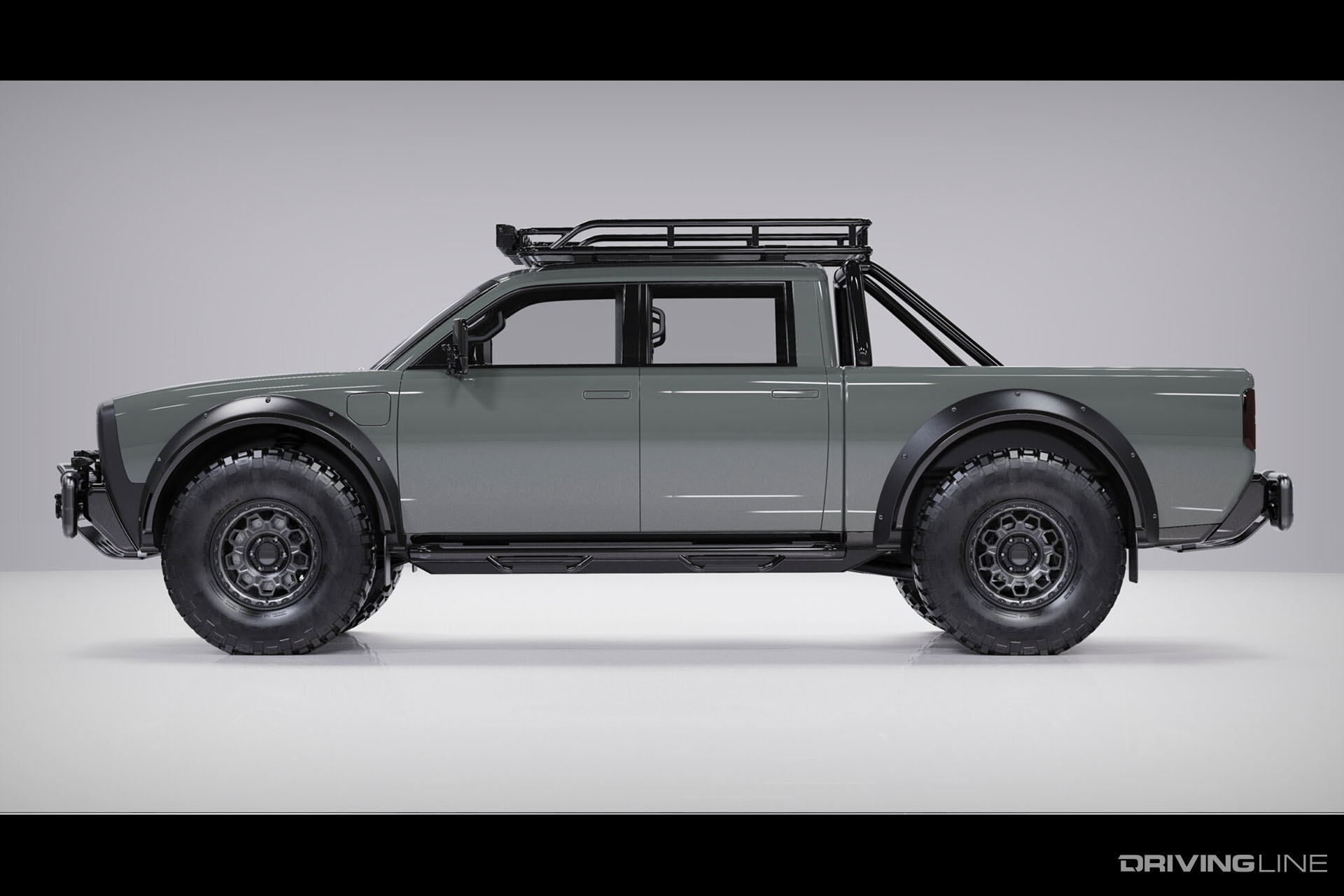 Alpha Superwolf Truck Side View