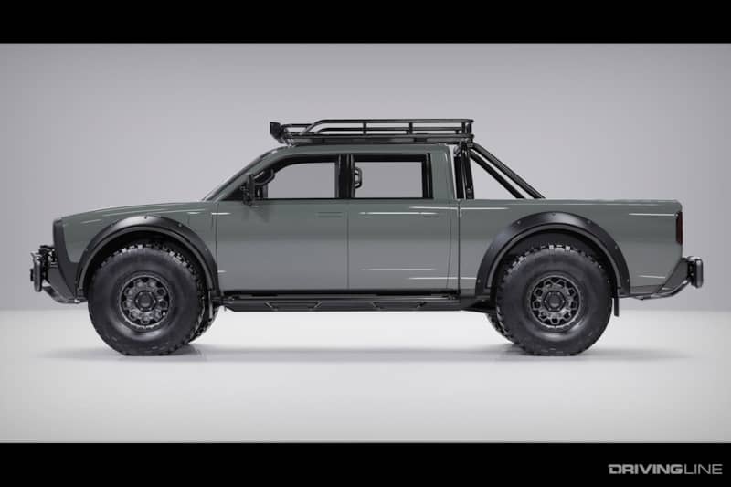 Alpha Superwolf Truck Side View