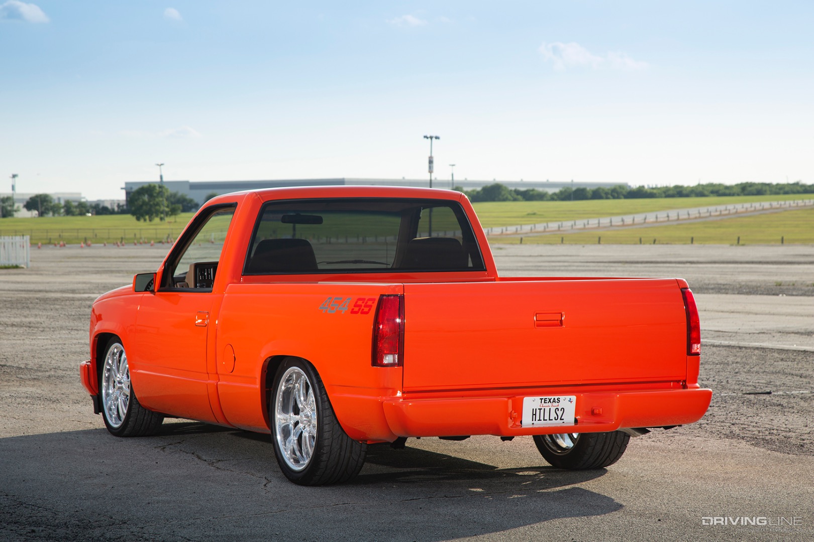 Rear of Jason Hill's OBS Chevy 454 SS Pickup