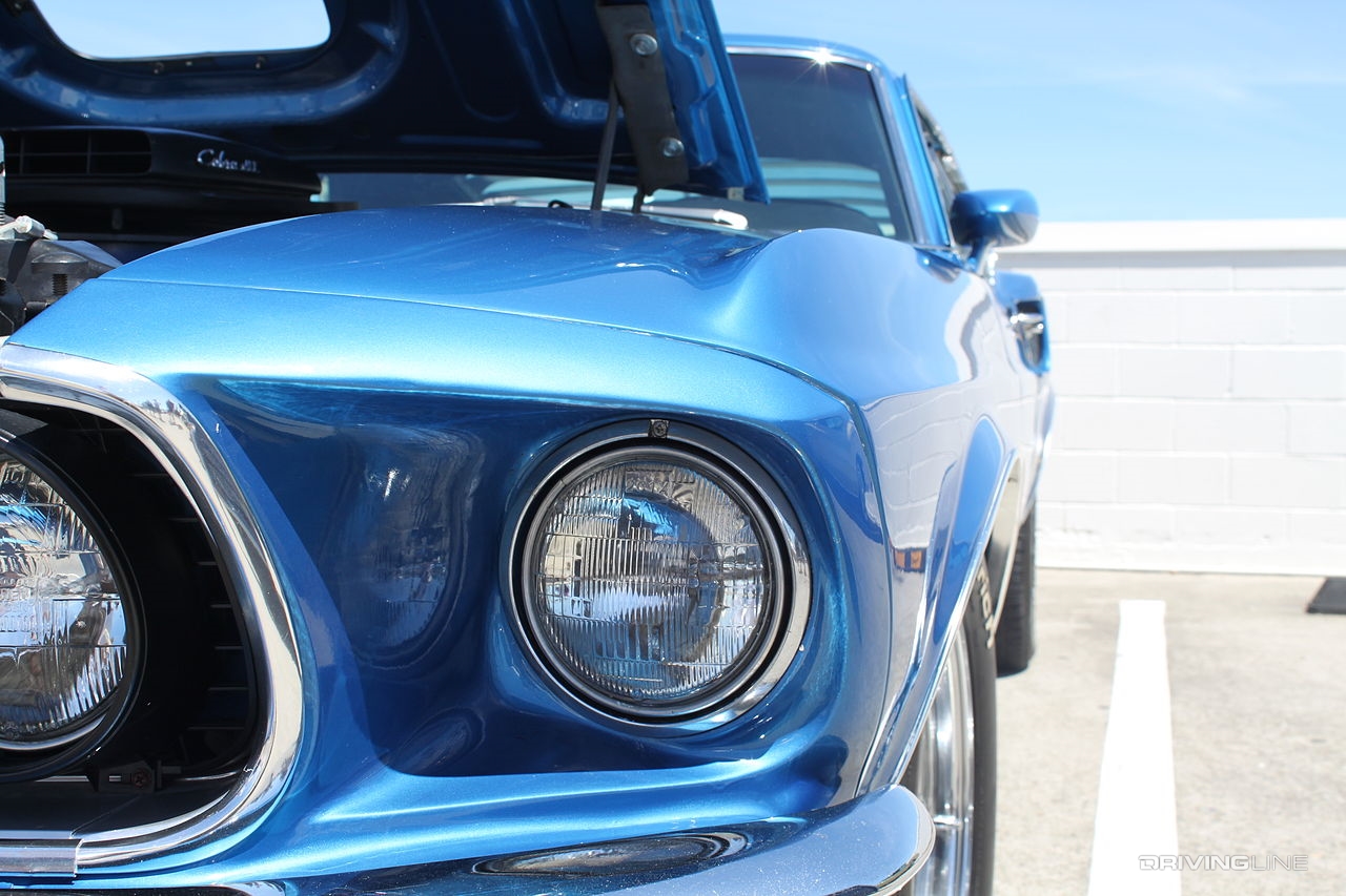 Ford Mustang front close view