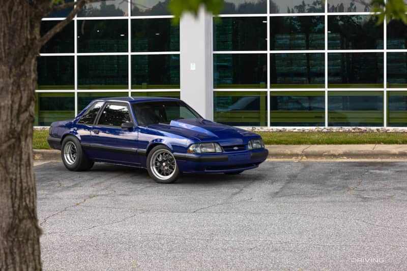 1988 Ford Mustang Coupe on Nitto NT555RII Drag Radial Tires