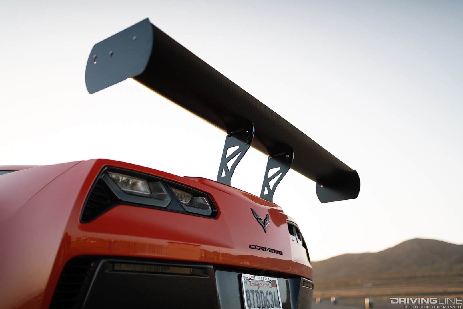 2019 Corvette C7 Z06 with Excelsior Motorsports Dry Carbon Chassis Wing