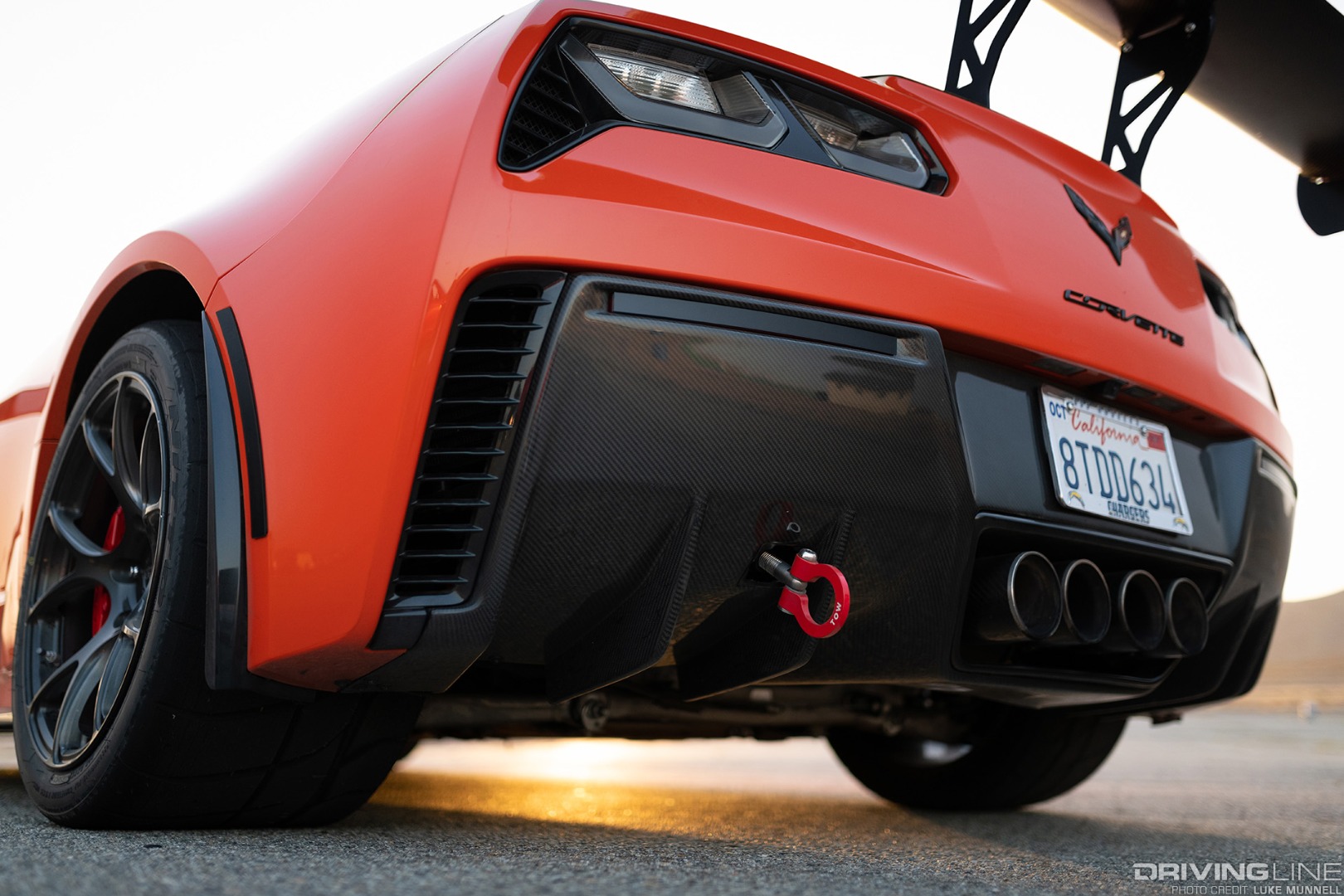 2019 Corvette C7 Z06 rear undercarriage and Anderson Diffuser