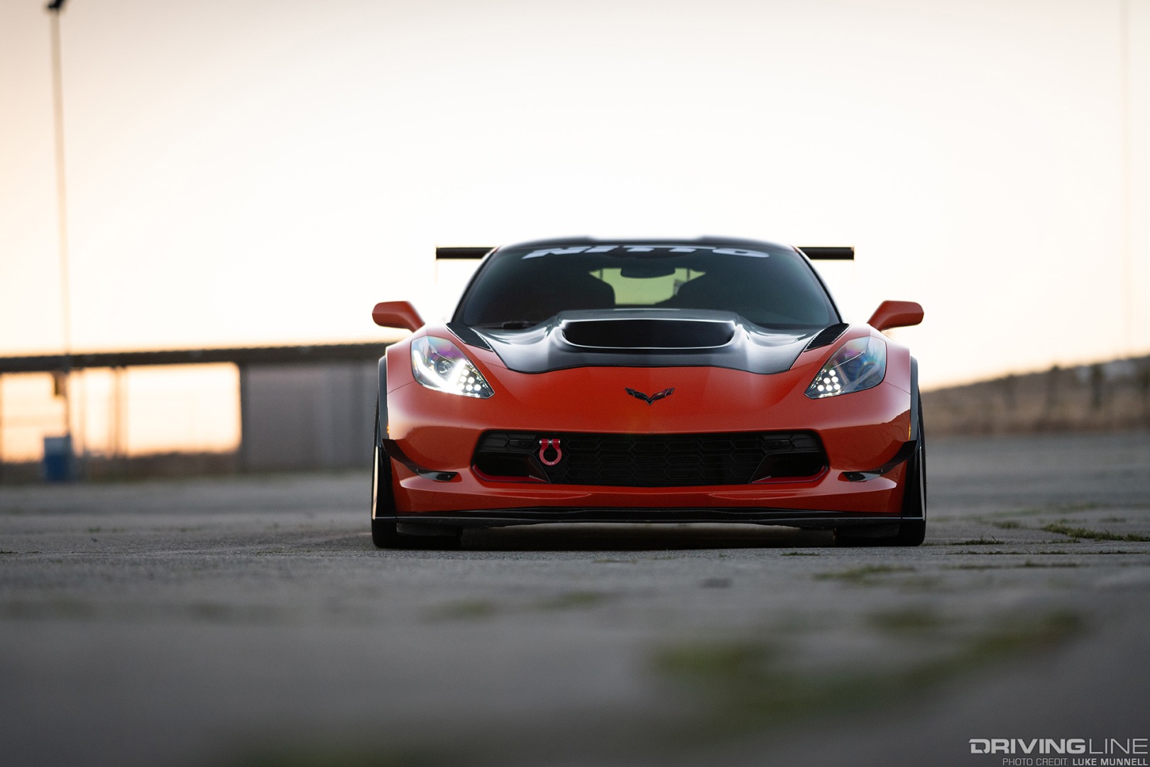 2019 Corvette C7 Z06 front end low angle
