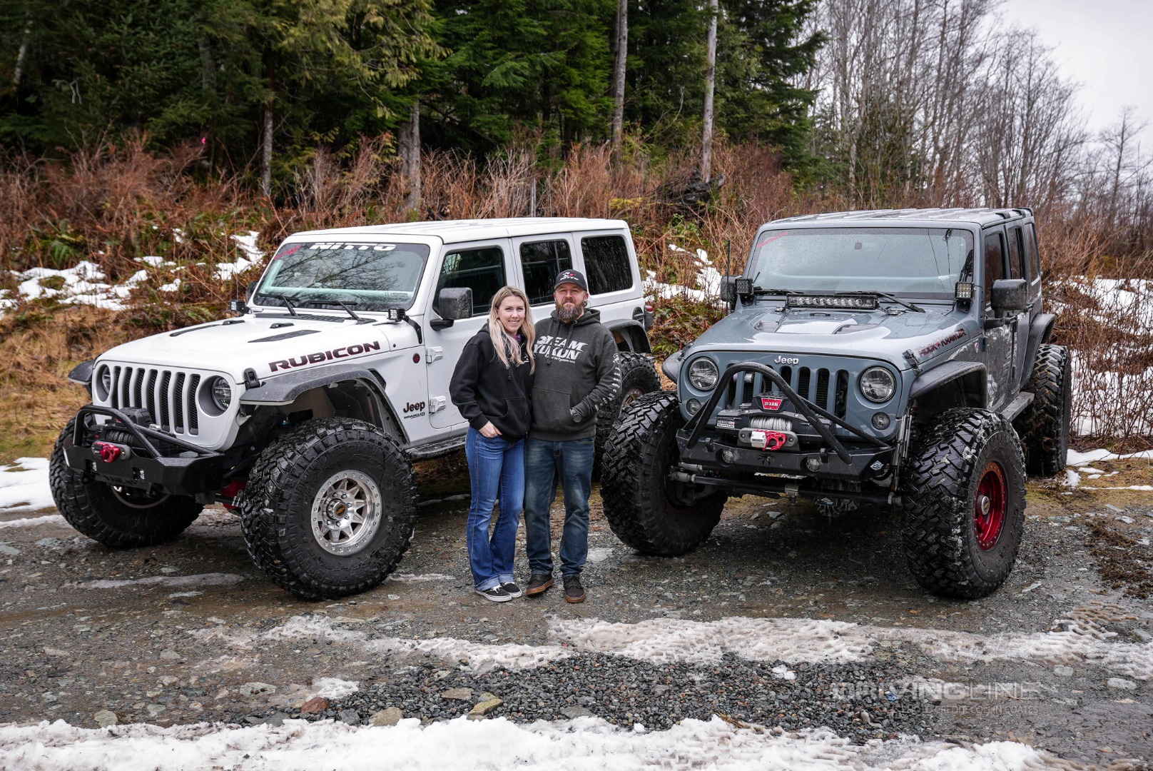 Whitney and Ryon Davis enjoy spending time on the trail together whenever they can.